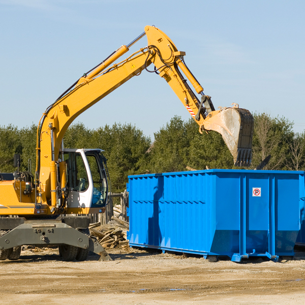 are there any restrictions on where a residential dumpster can be placed in Pond Gap West Virginia